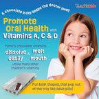 YUM-V'S - Kids Multivitamin Chewable Chocolate Bears - Multivitamin for Kids Supplement - 16 Vitamins & Minerals - Vitamins Including D, Zinc, C, B Complex & More, 60 Count (Pack of 2)