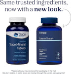 Trace Minerals ConcenTrace Trace Minerals Tablets - Daily Supplement for Overall Wellness - Natural Energy, Bone Strength, Healthy Connective Tissue & Immune System Support - 300 Count (100 Servings)