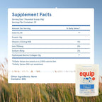 Equip Foods Grass Fed Collagen Powder | Hydrolyzed Bovine Collagen Peptides with Amino Acids | Prime Beef Collagen for Healthy Joints, Skin & Nails | Non-GMO, Paleo Friendly | 30 Servings, Unflavored