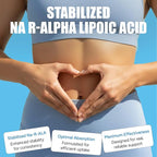 IMMUNOVITES 3-Pack Stabilized R-Alpha Lipoic Acid ((True)) 600mg per Serving [[High Potency & up to 40x Increased Absorption]] (Na R-ALA) (Na R-LA) (Na R-Lipoate) (3 Bottles)