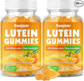 Lutein & Zeaxanthin Gummies - Eye Vitamin Supplement with 40mg Lutein & 8mg Zeaxanthin to Support Macular, Vision & Overall Eye Health, Naturally Orange Flavor, 120 Count