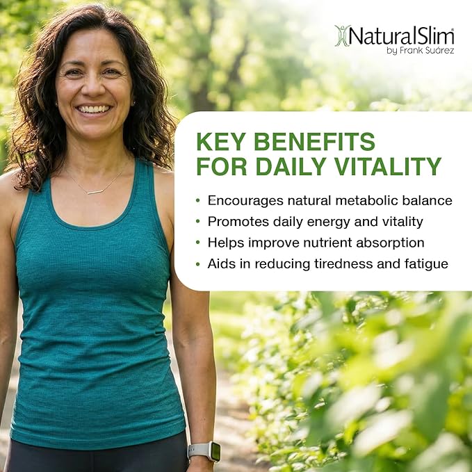 NaturalSlim Metabolic Vitamins - Combination of High Potency Multivitamins, Minerals, B Complex, Msm, & Digestive Formula Supplements for Men & Women - Energy & Metabolism Support - 3pack