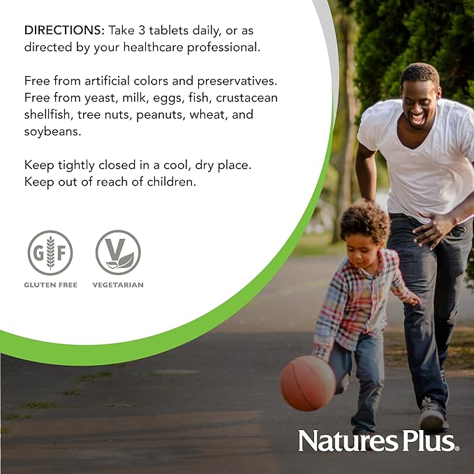 NaturesPlus GI Natural Total Digestive Wellness - 90 Bi-Layered Tablets, Pack of 2 - With L-Glutamine, Probiotics, Prebiotics & Enzymes - Gluten Free - 60 Total Servings