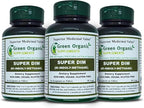Green Organic Supplements DIM, Diindolylmethane, I-3-C, Indole-3-Carbinol, Broccoli, 90 VCaps, High Absorbable, Non-GMO, Gluten-Free, (Pack of 3)