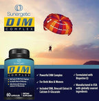 Sunergetic Premium DIM Supplement – 150mg diindolylmethane, Broccoli, Calcium D-Glucarate & Bioperine for Men & Women – DIM Complex for Menopause Support & Balance - 60 Capsules (Pack of 2)