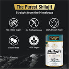Pure Himalayan Shilajit Gummies 4000mg, Sugar-Free with KSM-66 Ashwagandha, Gokshura & 75% Fulvic Acid - 60 Gummies