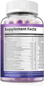 2-Pack Multivitamin for Men, Mens Multivitamins Gummies w/Omega-3, Probiotics, Inositol, Folate, Male Support Blend, Vitamins A, C, D, E, B - Support Heart, Brain, Muscle, Energy, Sugar-Free Gummy
