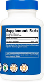 Nutricost Zinc Picolinate 50mg, 120 Vegetarian Capsules - Gluten Free and Non-GMO