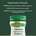 Nature’s Bounty Pre + Pro + Postbiotic Gummies for Digestive Health, Immune Support - Probiotic Gummies for Gut Health, Tropical Mango Flavor, 30 Ct (Pack of 2)