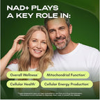 Liposomal NAD Supplement with Resveratrol – NMN Supplement Alternative – 90-Day Supply – Third-Party Tested – 180 Capsules – Advanced NAD+ Resveratrol - Pack of 3