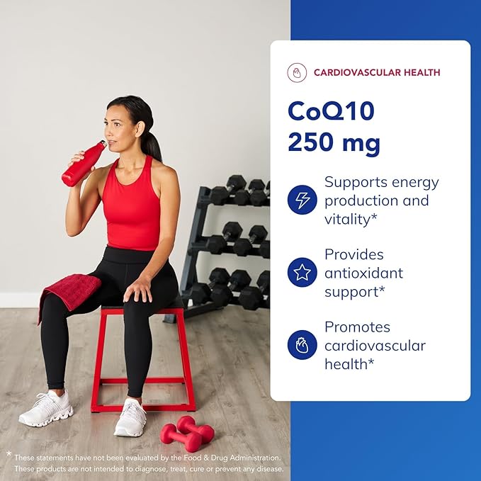 Pure Encapsulations CoQ10-250 mg CoQ10 - Brain Support Supplement* - Mitochondrial & Cellular Energy Support* - Non-GMO & Vegetarian - 60 Capsules