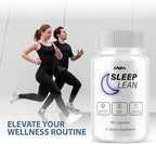 Sleep Lean Capsules, Official Sleep Lean Health and Wellness Supplement Capsules - Maximum Strength, All Natural Sleep Support for Calm and Relaxation, Premium Sleep Lean Support Reviews (60 Capsules)