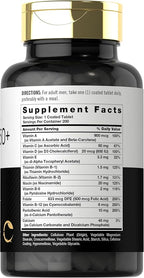 Carlyle Multivitamin for Men 50+ | 200 Count | with B Vitamins, Vitamin D, Magnesium & Zinc | Non-GMO, Gluten Free Supplement