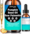 Pumpkin Seed Oil with Saw Palmetto Liquid Drops - Supports Hair Growth, Prostate & Urinary Health | Cold Pressed Pumpkin Seed Oil Supplement for Women Men, Fast Acting Liquid than Capsules丨Non-GMO