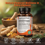 Pomona Wellness Organic Turmeric Supplement 2100 mg, USDA Organic, Non-GMO, Vegan, Turmeric Curcumin with Black Pepper for Absorption, for Joint Support and Immunity, 90 Tablets