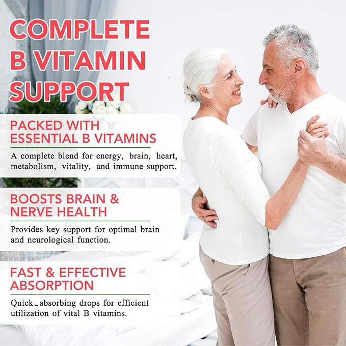 Frovetani Organic Vitamin B Complex,Vitamin b Complex for Women, Vitamin B Complex Liquid, Vitamin B12 Methylcobalamin,Vitamin b6,B1,B9 for Metabolic Health Support, Vegan, Non-GMO, Gluten Free