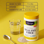 Healthy Origins Healthy Fiber Powder 7.9 oz (225g) - Featuring Sunfiber Partially Hydrolyzed Guar Gum (PHGG) - Supports Digestive Regularity, Intestinal Health & Prebiotic Care