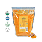 HQOExpress Bulk Organic Ground Turmeric Powder – 5 lb Value Bag (80 oz) USDA Organic | Non-GMO | Kosher | Sustainably Grown | Lab Tested | Legacy Brand Since 1977