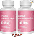 Liposomal Glutathione Softgels 1500MG, Reduced Glutathione Supplement with Vitamin C, Better Absorption, Non-GMO Powerful Antioxidant for Healthy Aging, Detox, Immune Health,120 Softgels