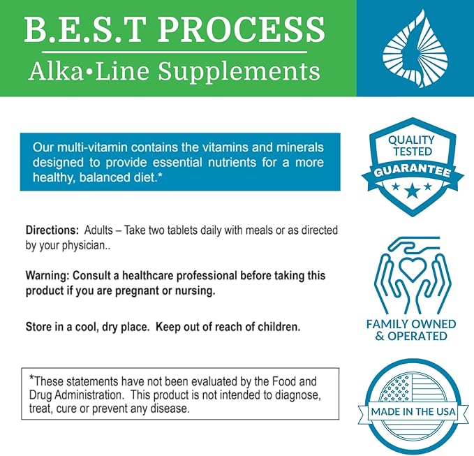 SuperV (3 Pack) Best Process AlkaIine — Energizing & Detoxifying Multivitamin — Vitamins & Minerals with Digestive Enzymes, Superfoods and Herbs
