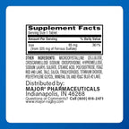 Major Ferosul - Ferrous Sulfate 325mg Tablets with 65mg of Elemental Iron - Iron Supplement for Women, Men - Red - 100 Count (6 Pack)