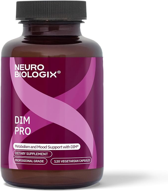 DIM Pro Hormone Support for Men & Women, Plant Based Estrogen Metabolism & Detox Supplement with DIM, Calcium D-Glucarate & BioPerine, Promotes Balance Energy & Daily Wellness, Vegetarian, 60 Capsules