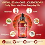 Cayenne Pepper Softgels Supplement, Supports Leg Vein, Heart and Blood Vessel Health, with Vitamin E D3+K2 and Extracts of Grape Seed, Hawthorn, Beetroot, Berberine and Others (Drops / 1 Bottle)