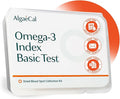 ALGAECAL Omega 3 Finger Test Kit – Easy Home Test Kit with Pre-Paid Return Envelope, Quick & Hassle-Free Certified Lab-Verified Results for Accurate Omega-3 Levels, Made in USA