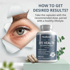 NuBest AREDS 2 Eye Vitamins with Beta Carotene Carrot Powder, 20mg Lutein, 4mg Zeaxanthin, Bilberry, Grape Seed, BioPerine, B-Complex, Multivitamin for Eye Health | Pack 2