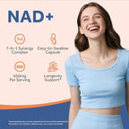 Doctor's Recipes NAD Supplement, Nicotinamide Riboside, Resveratrol, NMN Alternative for Anti-Aging, w/Magnesium Glycinate & L-Tryptophan, 650mg Per Serving, Energy & Mood Boost, 120 Vegan Capsules