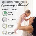 Legendairy Milk Lechita, Supports Milk Flow, Organic Fenugreek Free Breastfeeding Supplement, Organic Fennel & Anise, Made in USA, 180 Vegan Capsules