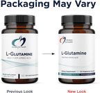 Designs for Health L Glutamine Capsules - 850mg Vegetarian Amino Acids Supplement to Support Muscle Recovery, Digestive, Immune + Gut Health - Non-GMO + Gluten Free (120 Capsules)