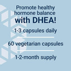 Life Extension DHEA 100 Mg Vegetarian Capsules, 60 Count