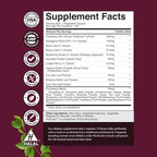 Advanced Kidney Support Supplement - Kidney Cleanse Detox & Repair Cranberry Extract Capsules with Uva Ursi, Stinging Nettle & Astragalus for Kidney health - Urinary Tract Health - 120 Count