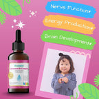 Nuvamin – Liquid Liposomal B-Complex Drops for Kids Baby Toddlers & Adults, 2Fl.Oz (60ml), 120 Daily Serving. B1, B2, B3, B5, B6, B7, B9, B12. Great Taste - Natural - High Absorption, Raspberry Flavor