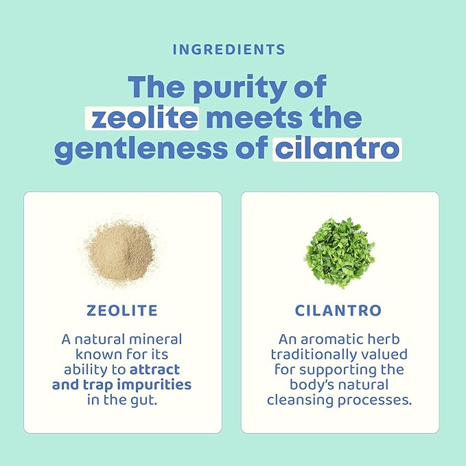 JoySpring DetoxZee Cilantro & Zeolite Drops for Kids | Liquid Zeolite Clinoptilolite with Cilantro Extract | Gentle Daily Wellness Support | Raspberry Flavor Supplement | 30 Servings (Pack of 2)