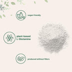 Pure L-Glutamine Powder, 2.2lbs (1kg) | Free Form Amino Acid | Unflavored Glutamine Supplement | Non-GMO, Vegan Friendly