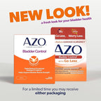 AZO Bladder Control with Go-Less Daily Supplement | Helps Reduce Occasional Urgency, leakage due to laughing, sneezing and exercise††† | 72 Capsules