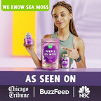 MAJU's Powerful Purple Sea Moss Capsules (60 ct), Extra-Strength Purple Minerals, Chondrus Crispus, Stronger Than Gel, Compare to Organic Irish Seamoss Capsule, Wild Harvested Powder Pills