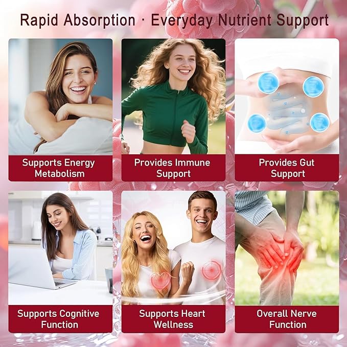 NATURESECRETS B-Complex Methylated Drops, with B12 B6 B1, Fast Sublingual Absorption, Essential B Vitamins for Energy & Nervous System Support, Raspberry Flavor, 120 mL / 4 fl oz