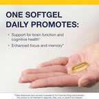 Metagenics OmegaGenics Fish Oil Neuro 1000 mg Omega Supplement for Brain Health & Function* - 750 mg DHA & 250 mg EPA - with No Fishy Taste - Sustainably Sourced - Non-GMO & Gluten-Free - 60 Softgels