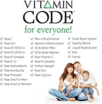 Garden of Life Raw Calcium Supplement for Women and Men - Vitamin Code Made from Whole Foods with Magnesium, K2, Vitamin D3 and Vitamin C Plus Probiotics for Digestion, 60 Capsules (Pack of 6)