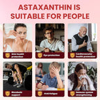 Astaxanthin 12mg, Premium Astaxanthin Antioxidant Supplements, Supports Eye, Skin, Immune, Internal Circulation, Fresh Microalgae Source, Triple Strength, Non-GMO, 4 Month Supply, 120 Softgels