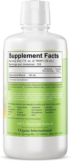 Organa Trace Minerals - Liquid Colloidal Minerals Supplements - Plant Derived for Maximum Absorption - Colloidal Minerals Liquid for Wellness - 32 Ounces