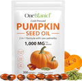Pumpkin Seed Oil with Saw Palmetto 2-in-1 Formula 300 Softgels, Cold Pressed, Pure Virgin Oil, Supports Hair, Urinary, Bladder & Prostate Health, Non-GMO