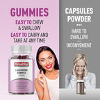 L Glutamine 1000mg Gummies - Muscle Relief & Immune Support, Amino Acid Supplement with Magnesium Glycinate, Vegan & Non-GMO, Gluten Free (60 Count)
