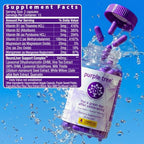 purple tree Post-Celebration Wellness Supplement for Liver Support & Hydration | Liposomal Dihydromyricetin (DHM), L-Glutathione, Milk Thistle, B Vitamins, Minerals, Willow Bark | 30 Capsules