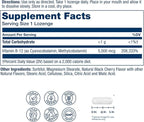 SOLARAY High Potency Vitamin B12 Lozenges 5000mcg - w/Methylcobalamin (Methyl B12), Nerve Function and Cellular Energy Support, Natural Black Cherry, Vegan, Gluten Free, 60-Day Guarantee, 30 Servings