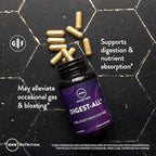 MRM Nutrition Digest-All Digestive Enzymes - Digestion and Absorption Support for Women & Men, Contains Enzymes and Herbs to Support Digestion, 100% Vegetarian & Gluten-Free - 50 Servings