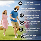 Methylfolate 15mg with Methyl B12 Liquid Drops | Active 5-MTHF Folate & B Complex Vitamins (B2 Riboflavin & B6) | Lemon Flavor Sublingual丨MTHFR Support Supplement for Methylation Mood & Energy–2 fl oz